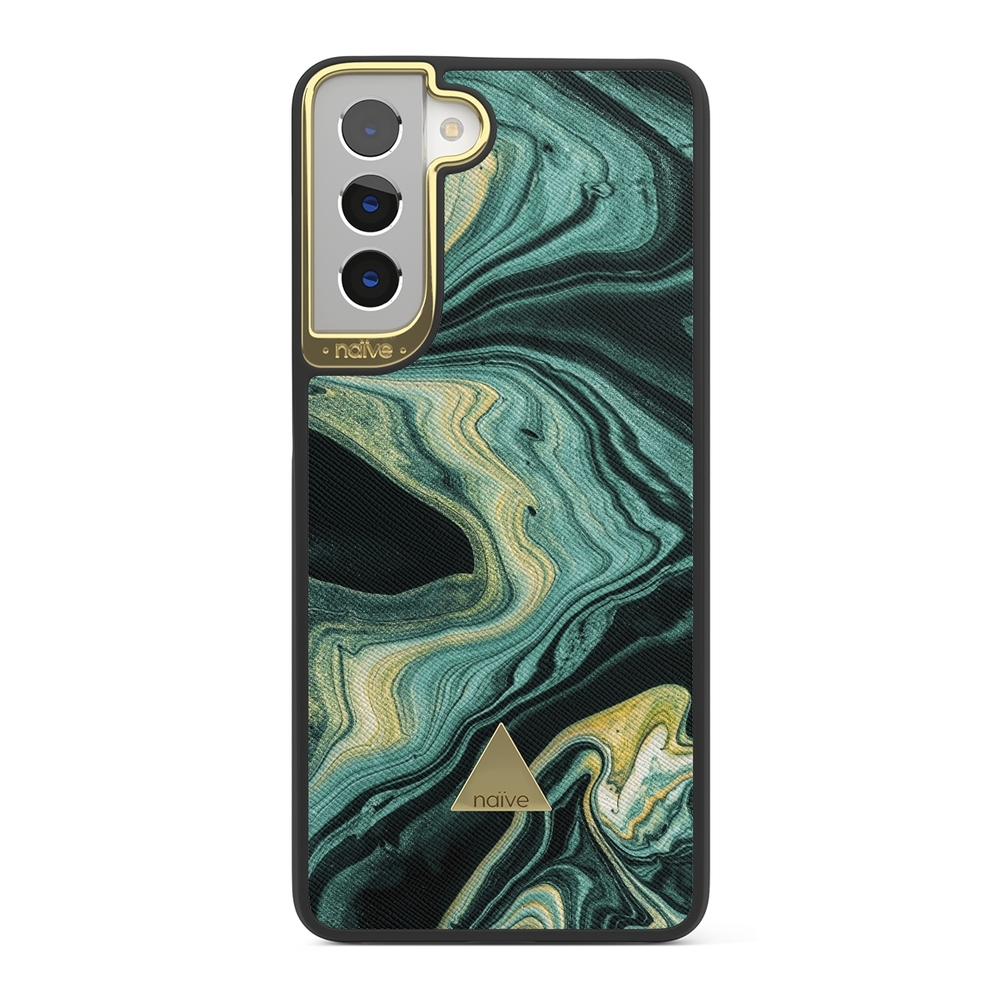 Naive Samsung Galaxy S21 Case - Green Dream