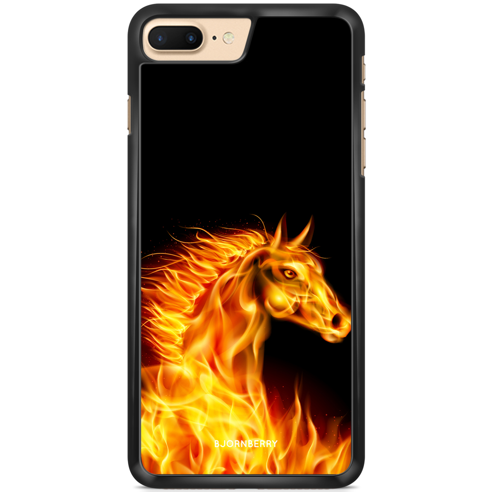 iPhone 7 Plus Case - Flames Horse