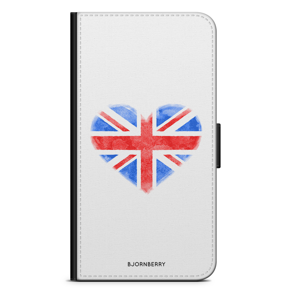 Xiaomi Mi A2 Lite Wallet Case - UK Heart