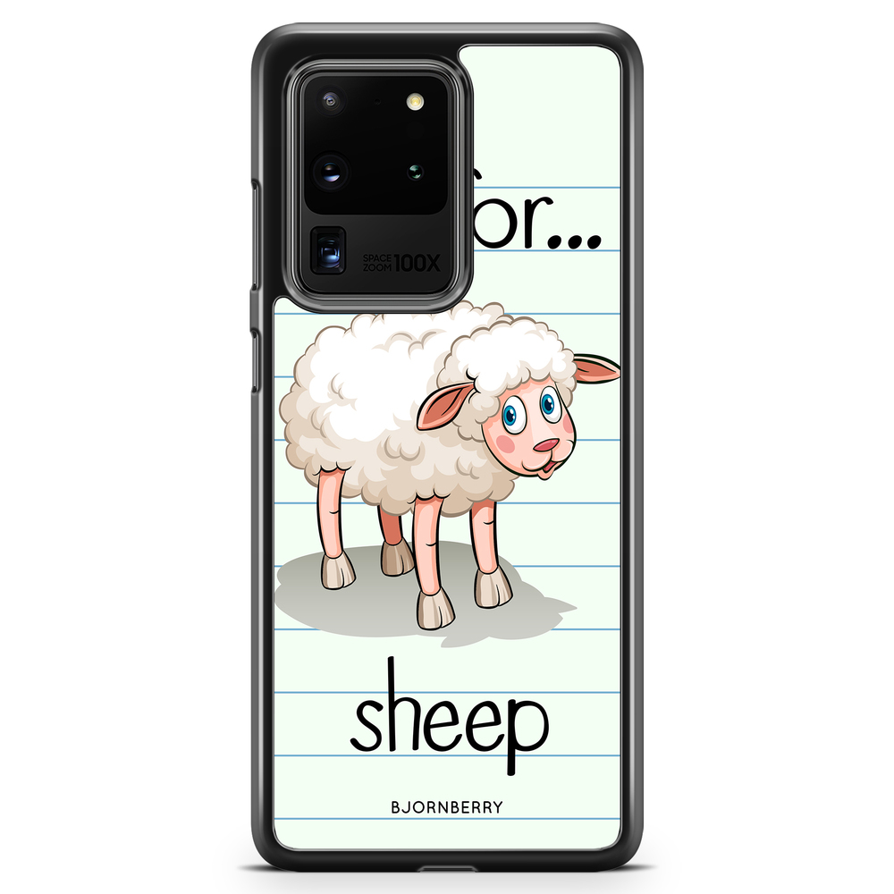 Samsung Galaxy S20 Ultra Case - S is for Sheep