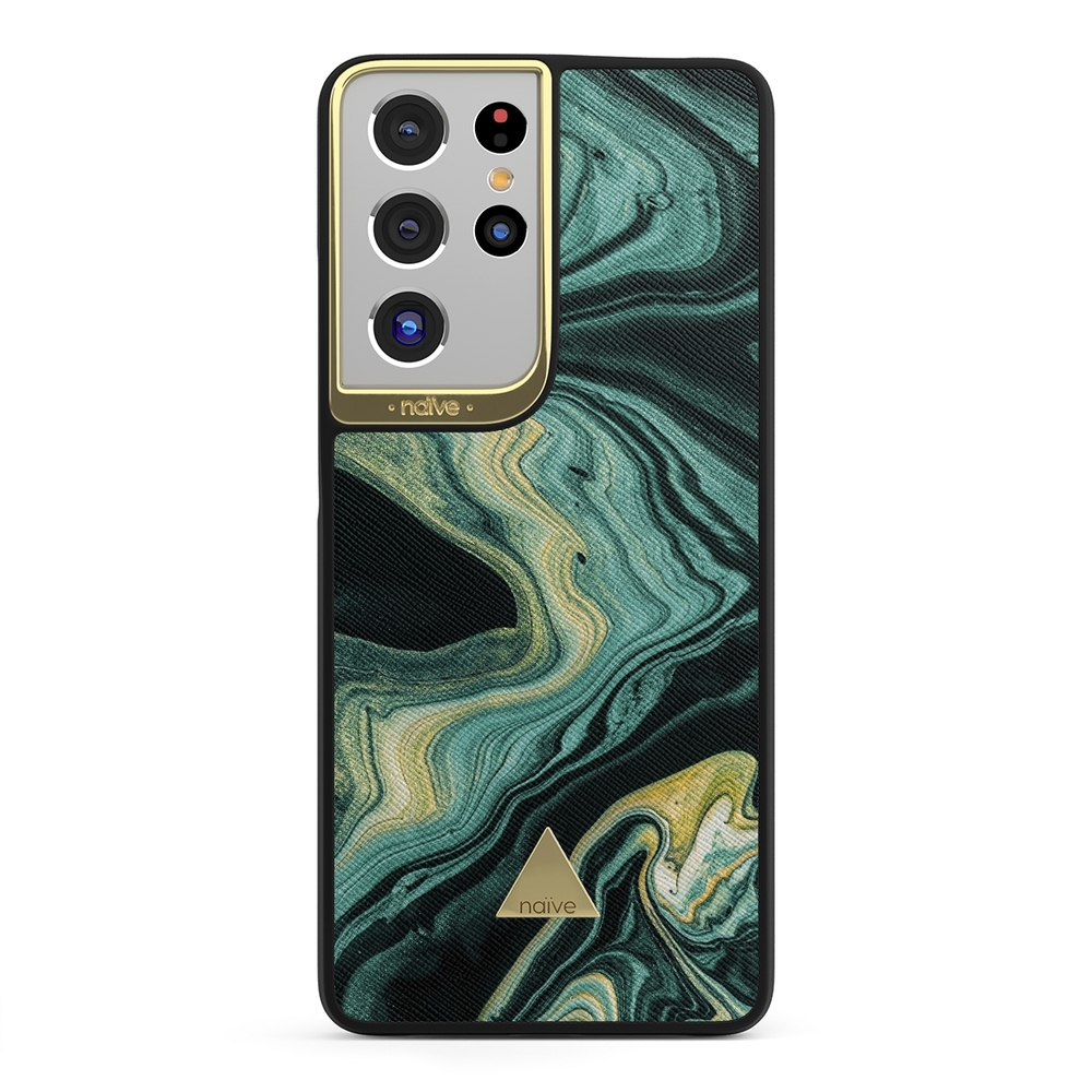 Naive Samsung Galaxy S21 Ultra Case - Green Dream