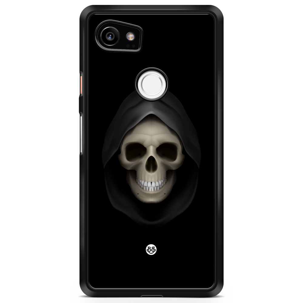 Google Pixel 2 XL Case - Svart Dödskalle