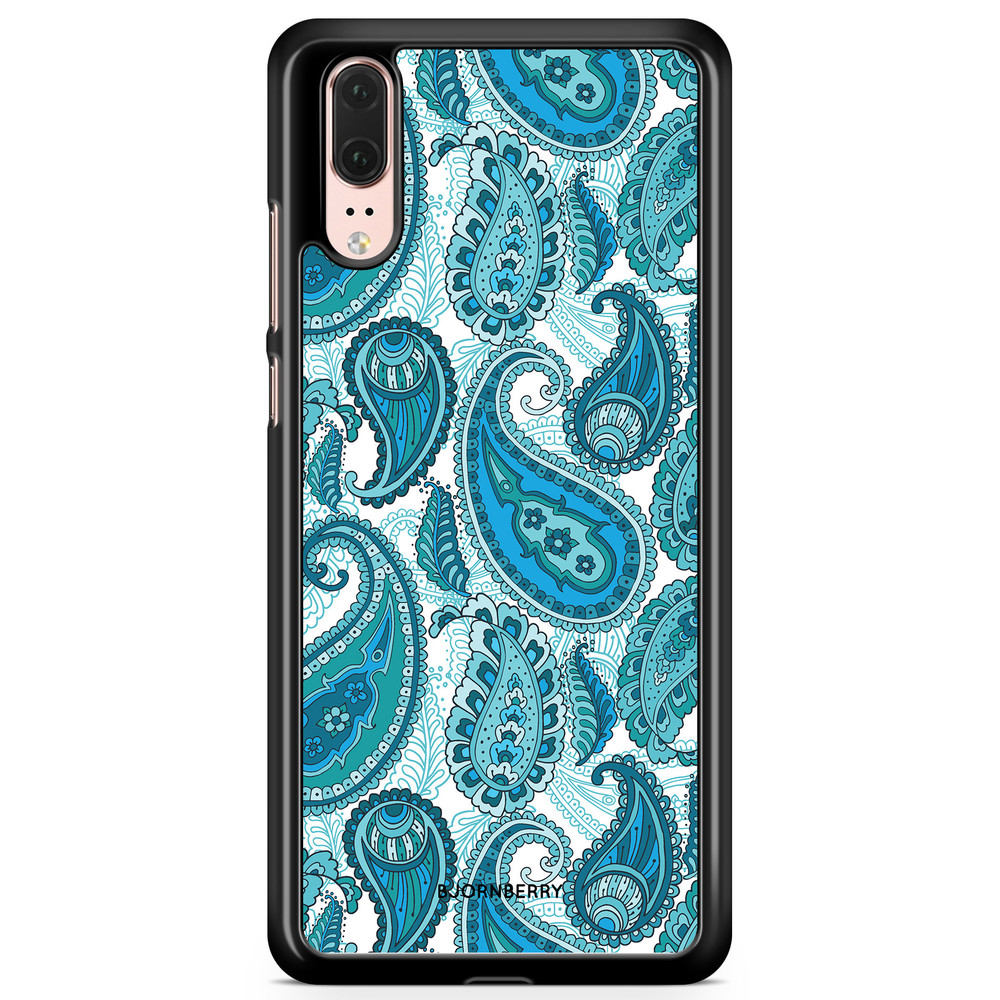Huawei P20 Case - Blue Paisley