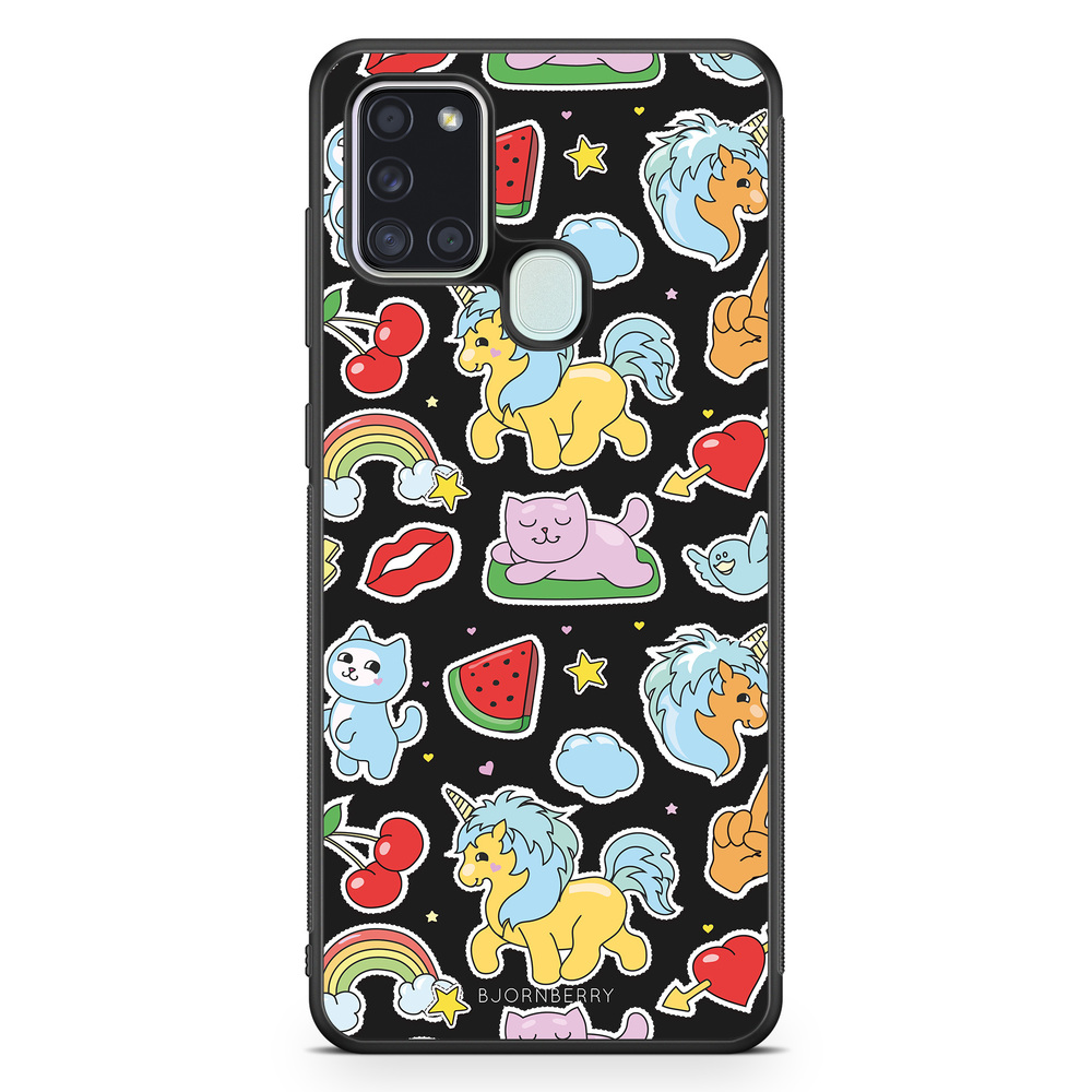 Samsung Galaxy A21s Case - Cute Stickers