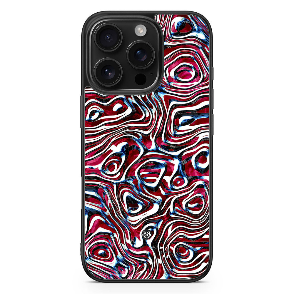 iPhone 16 Pro Case - Mineral Pattern