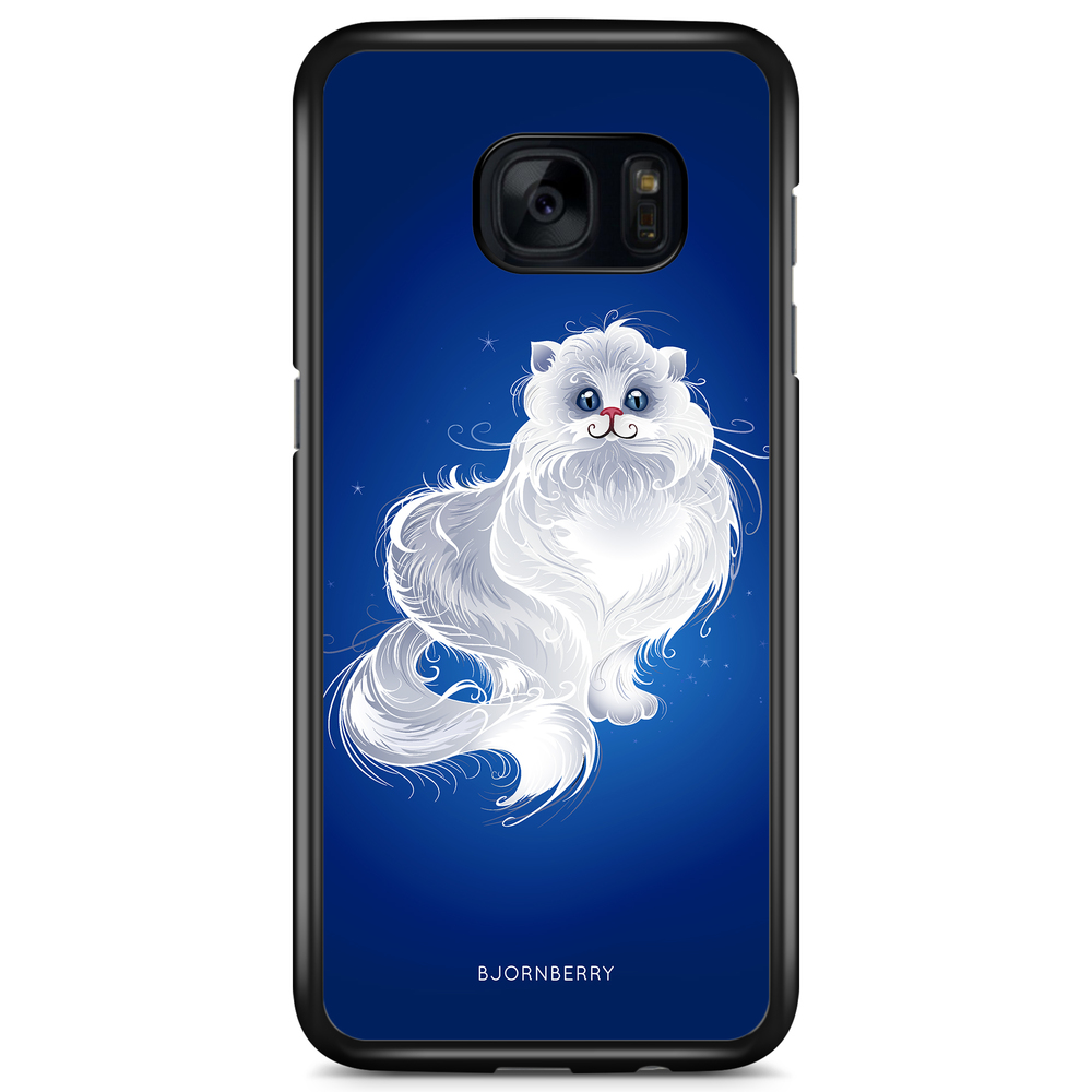 Samsung Galaxy S7 Case - White Cat