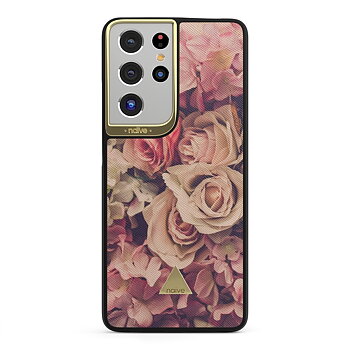 Naive Samsung Galaxy S21 Ultra Skal - Antique Roses