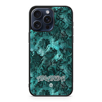 iPhone 15 Pro Max Custom Skal - Grön Namn