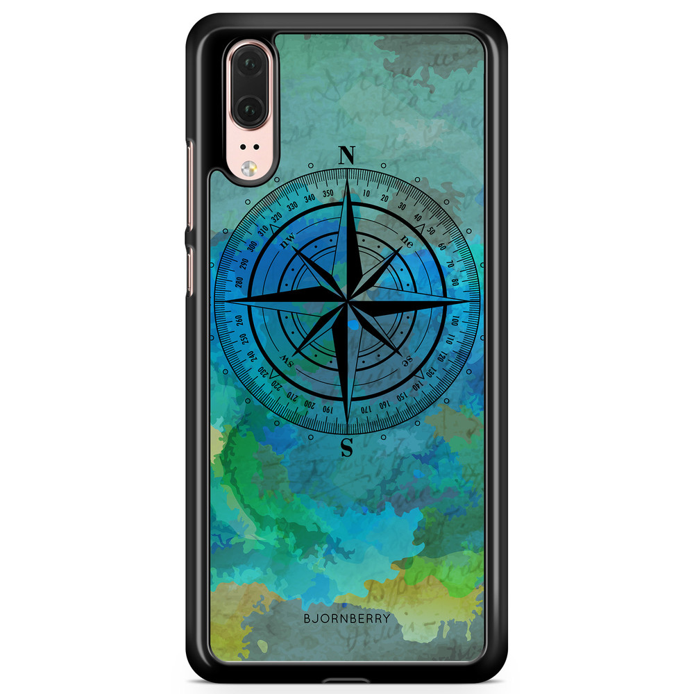 Huawei P20 Case - Compass Background