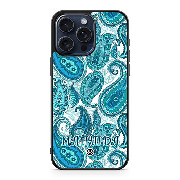 iPhone 15 Pro Max Custom Skal - Paisley Namn