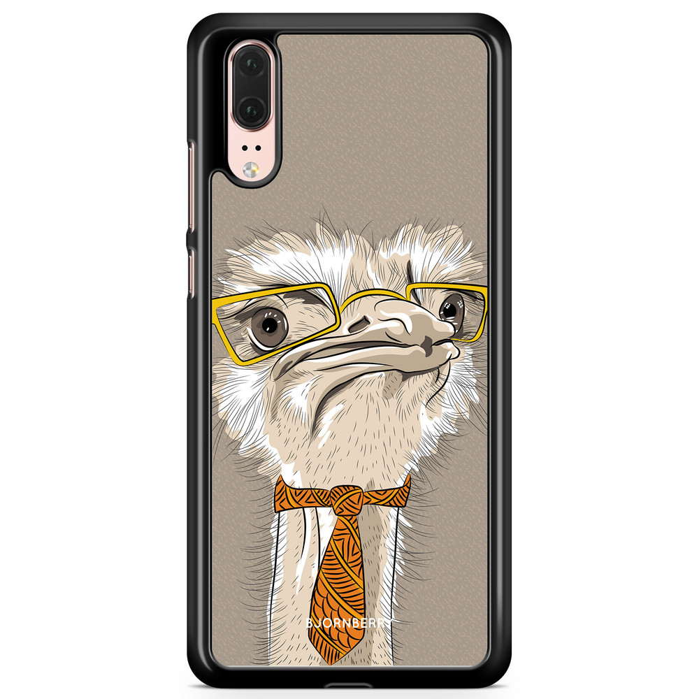 Huawei P20 Case - Hipster Ostrich
