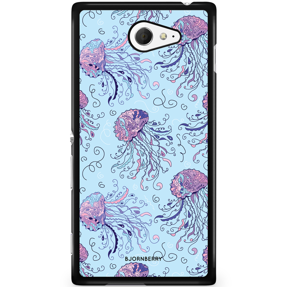Sony Xperia M2 Aqua Case - Cartoon Jellyfish
