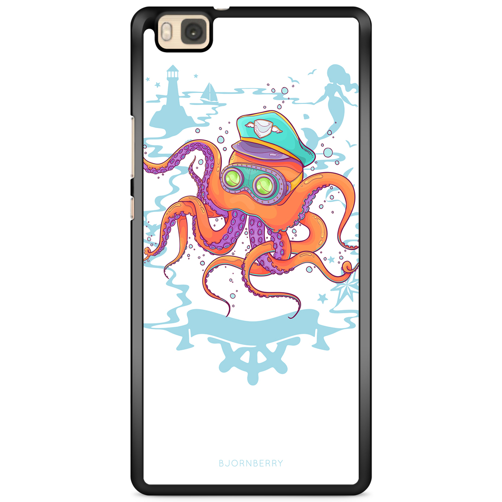 Huawei P8 Lite Case - Captain Octopus