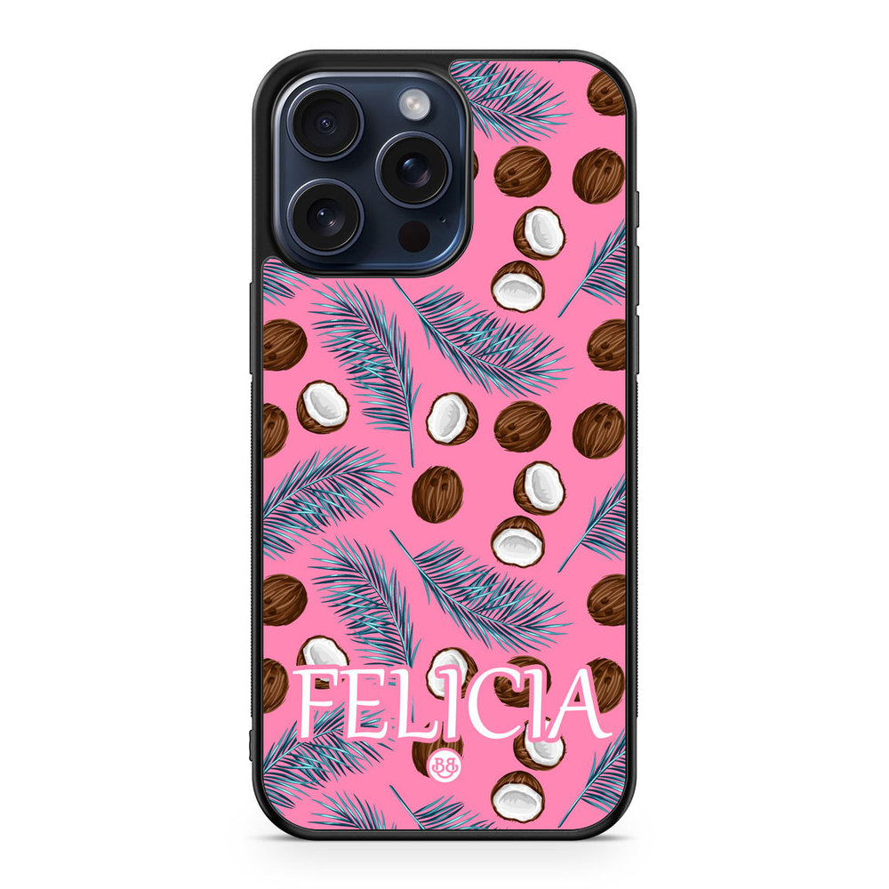iPhone 15 Pro Max Custom Case - Tropical Name