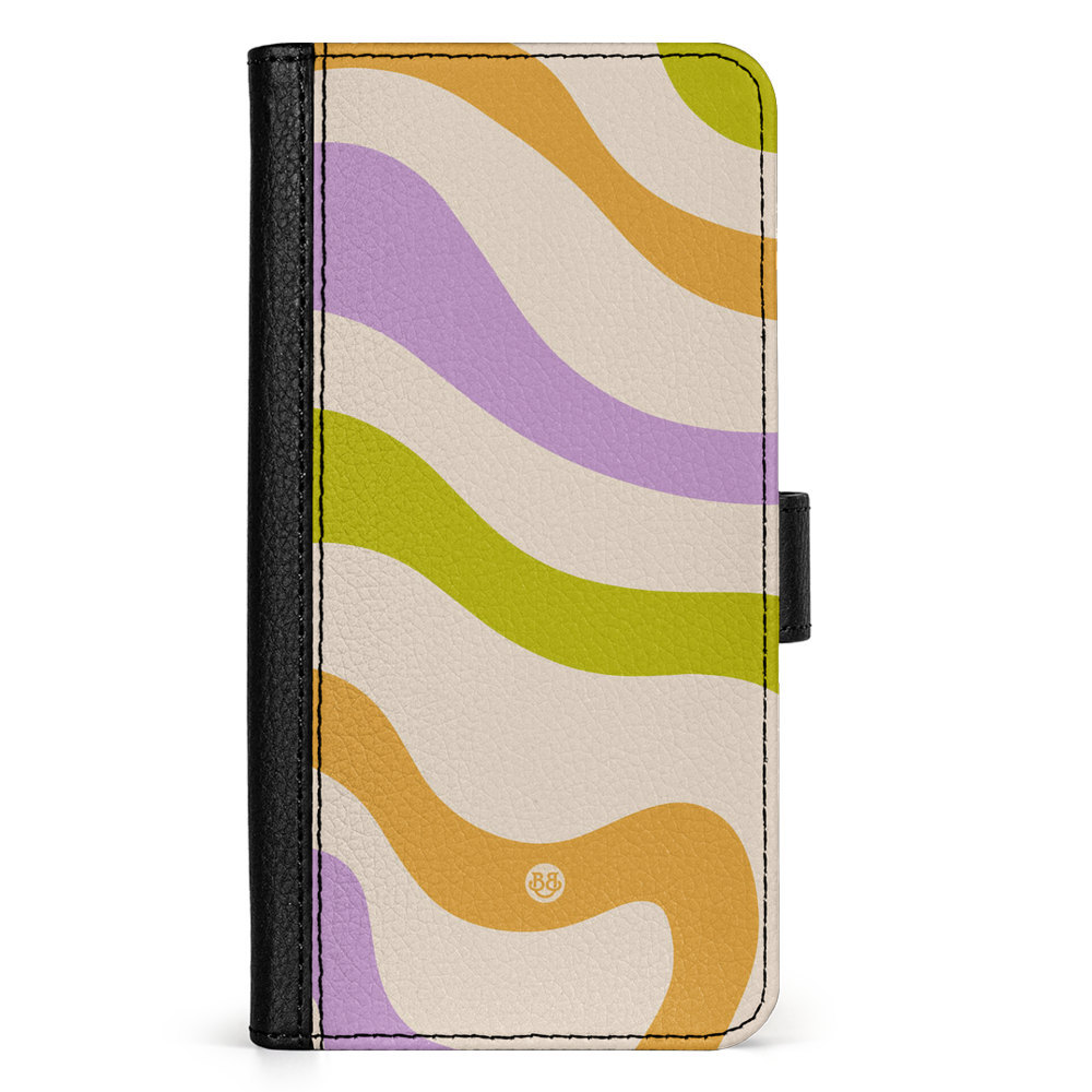 Doro 8050 Wallet Case - Green/Orange 70s