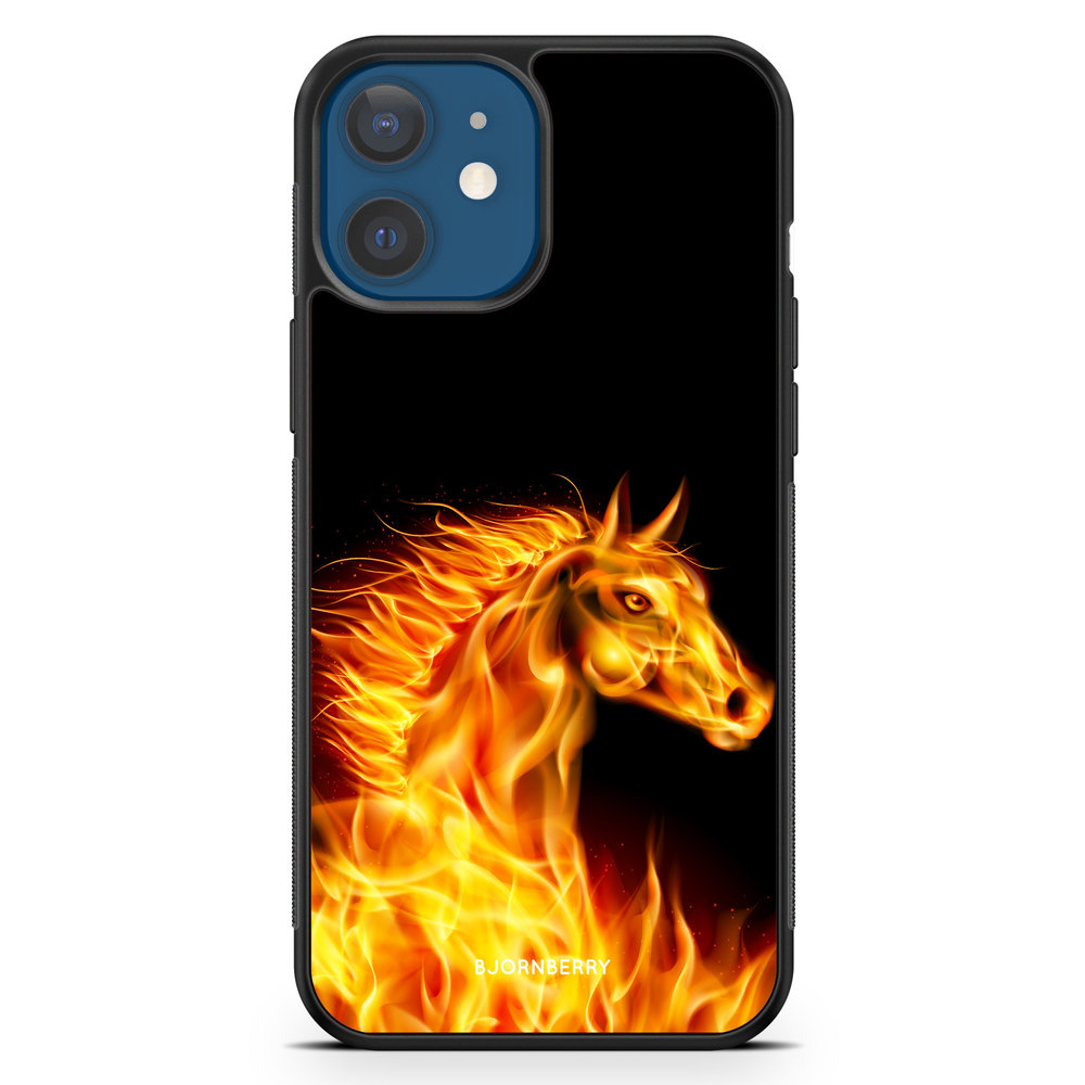 iPhone 12 Mini Case - Flames Horse