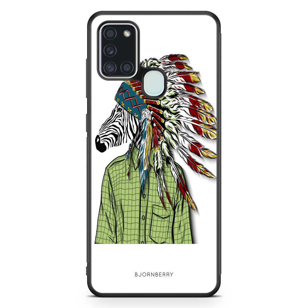 Samsung Galaxy A21s Case - Hipster Zebra