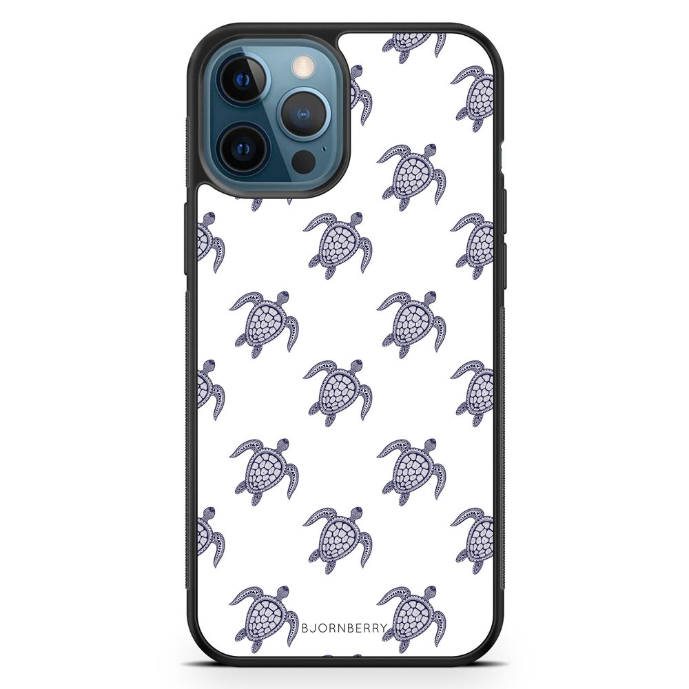 iPhone 12 Pro Case - Blue Turtles