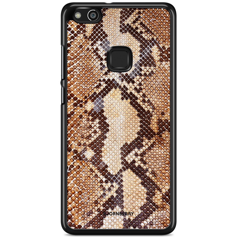 Huawei P10 Lite Case - Snakeskin Brown