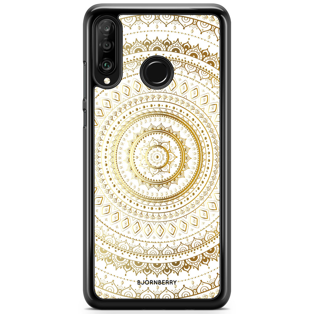 Huawei P30 Lite Case - Gold Mandala