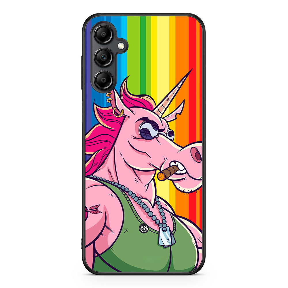 Samsung Galaxy A14 4G/5G Case - Muscle Unicorn