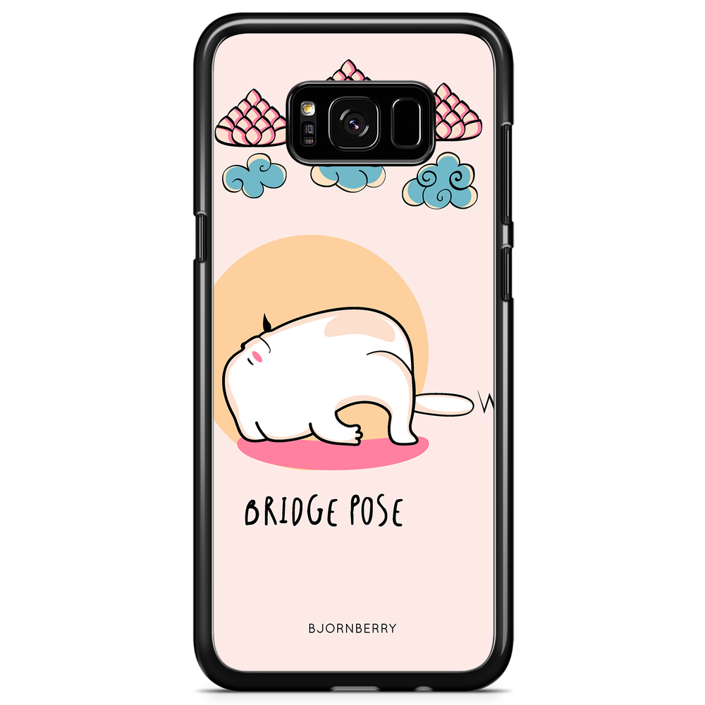 Samsung Galaxy S8 Plus Case - Yoga Cat Bridge Pose
