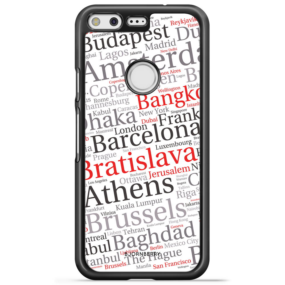 Google Pixel Case - City Names