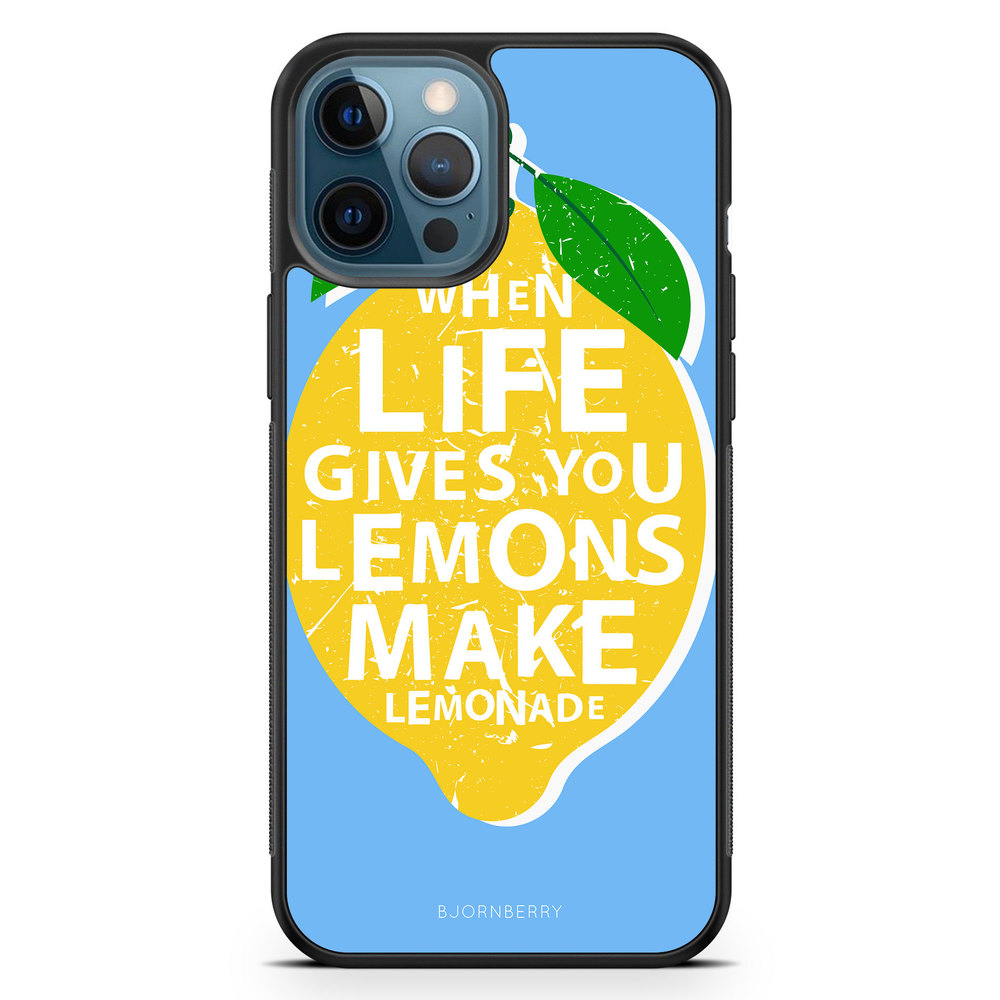 iPhone 12 Pro Case - Lemon Quote
