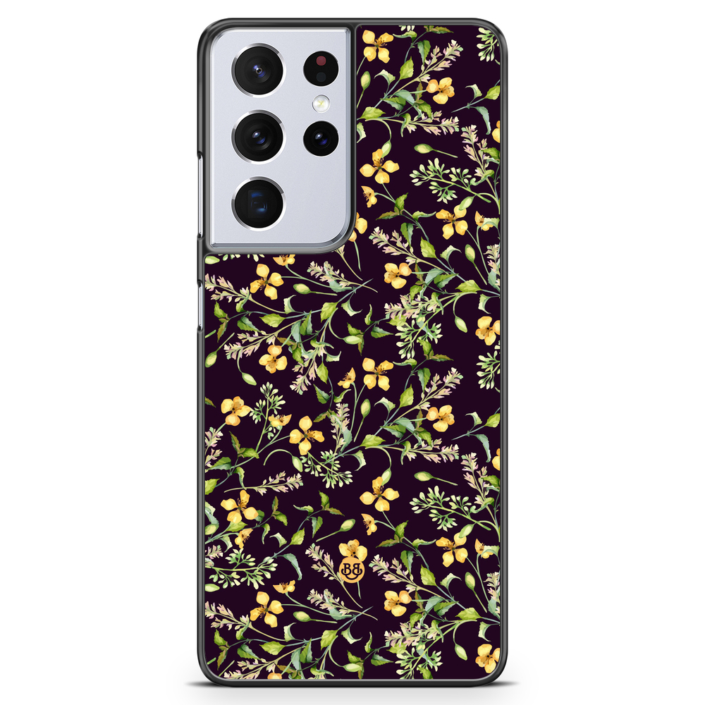 Samsung Galaxy S21 Ultra Case - WILD AUTUMN - Frosted Flora