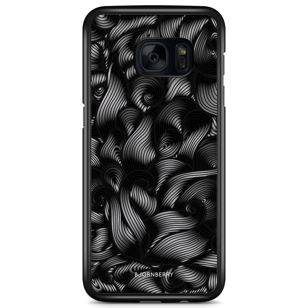 Samsung Galaxy S7 Case - Black Waves