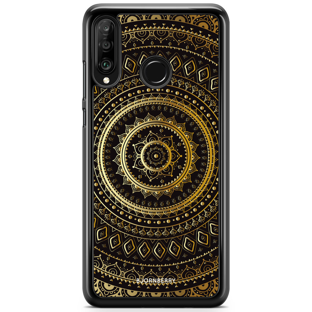 Huawei P30 Lite Case - Gold Mandala