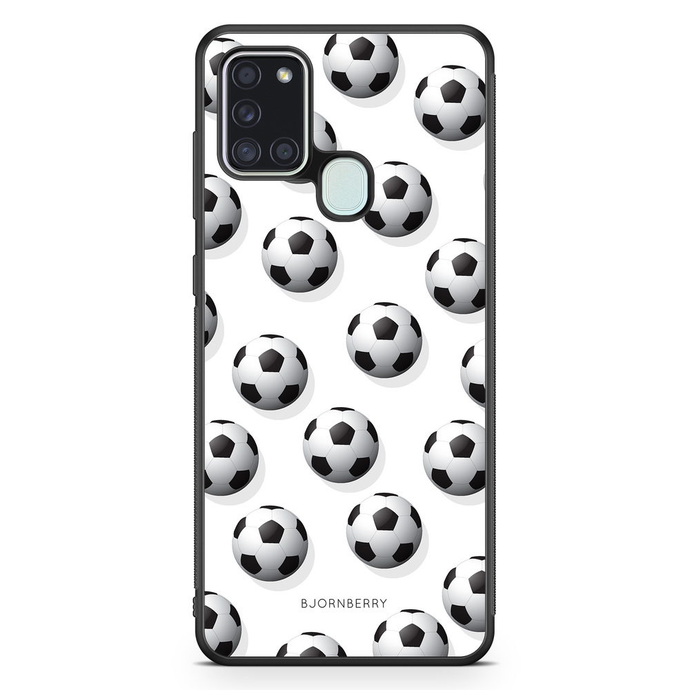 Samsung Galaxy A21s Case - Footballs Pattern