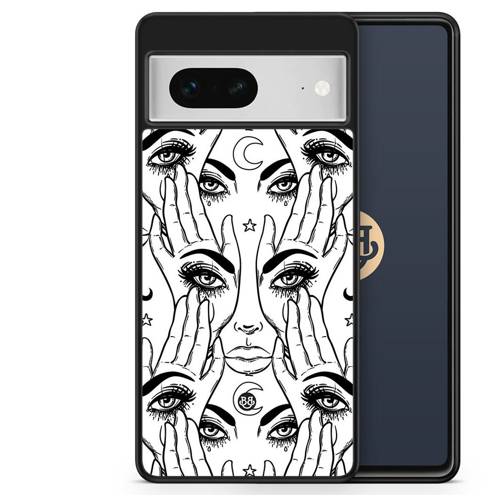 Google Pixel 7 Skal - Ögon & Händer