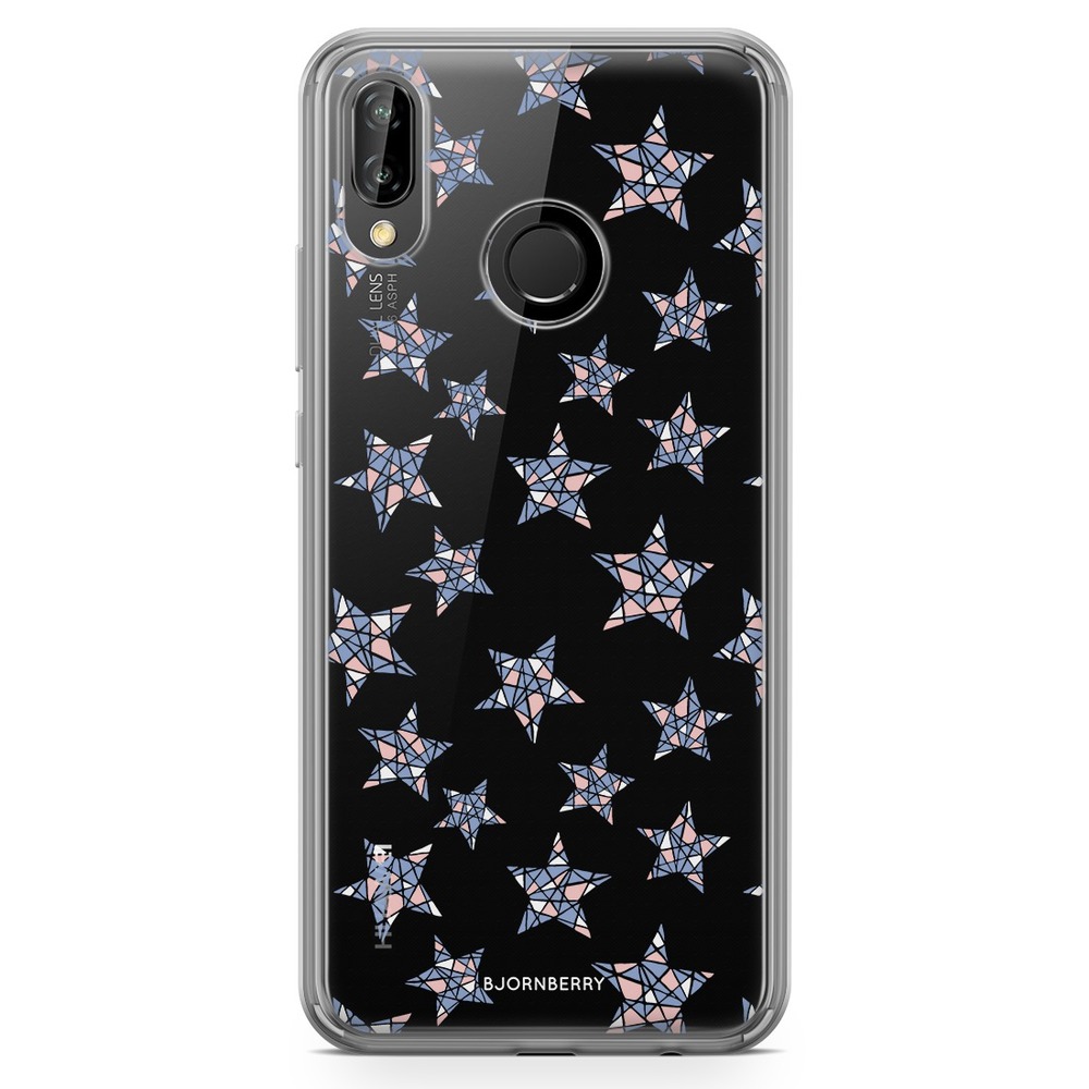 Huawei P20 Lite Fashion Case - Rose Quartz Stars
