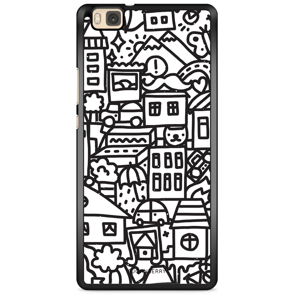 Huawei P8 Lite Case - City Life