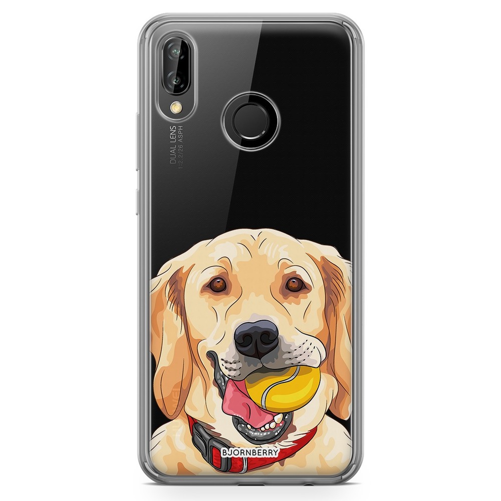 Huawei P20 Lite Fashion Skal - Golden Retriever