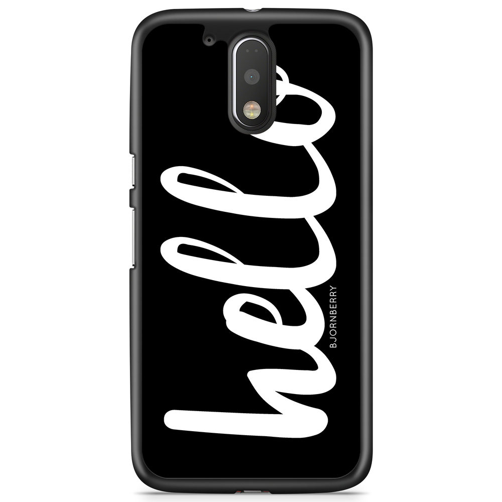 Moto G4/G4 Plus Case - Hello White