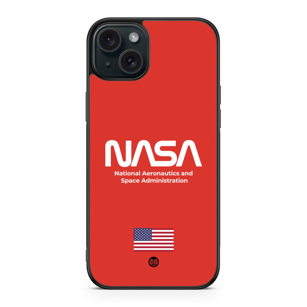 iPhone 15 Plus Case - NASA Worm Red