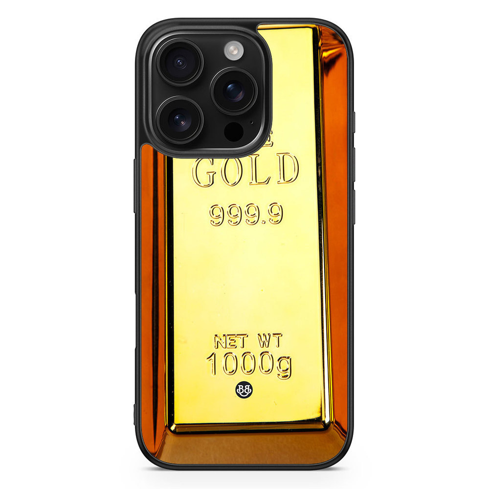 iPhone 16 Pro Case - Gold brick