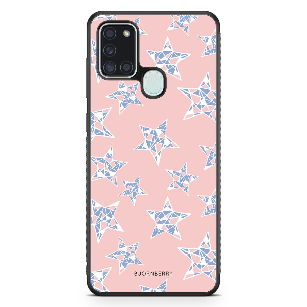 Samsung Galaxy A21s Case - Rose Quartz Stars
