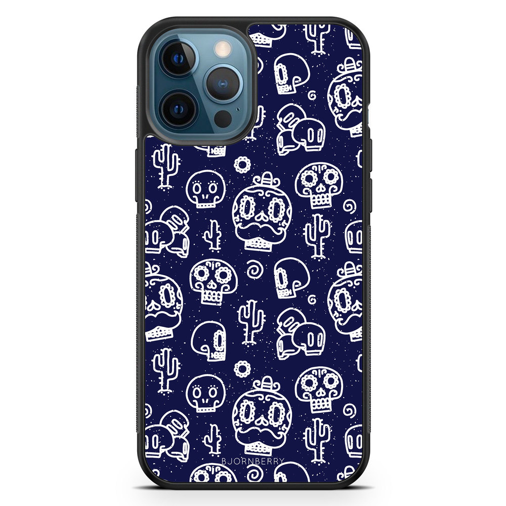 iPhone 12 Pro Case - Oldschool Skulls