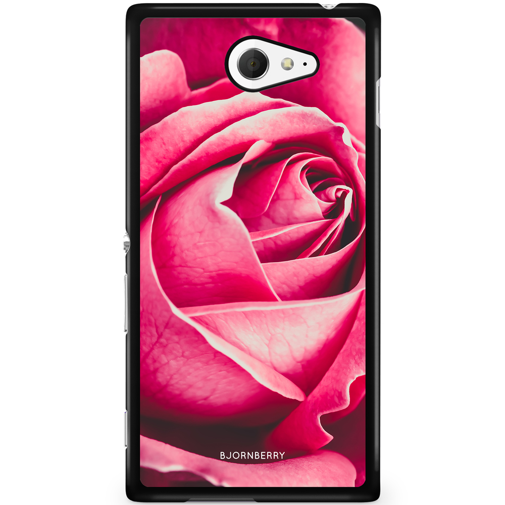 Sony Xperia M2 Aqua Case - Red Rose