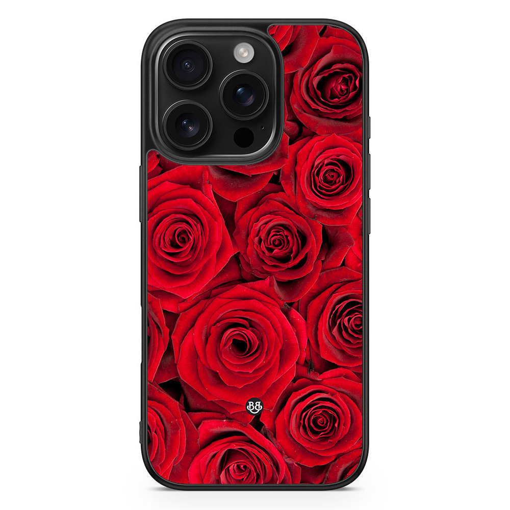 iPhone 16 Pro Case - Red Roses
