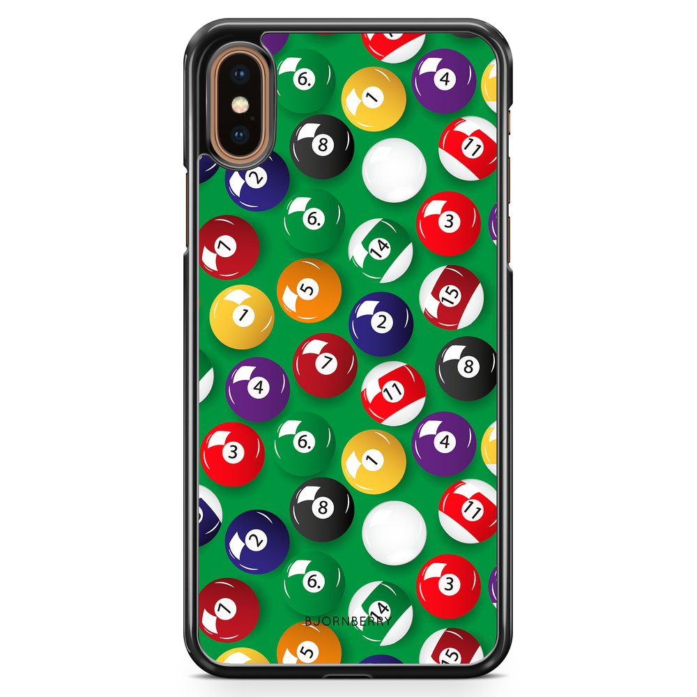 iPhone XS Max Case - Pool Balls