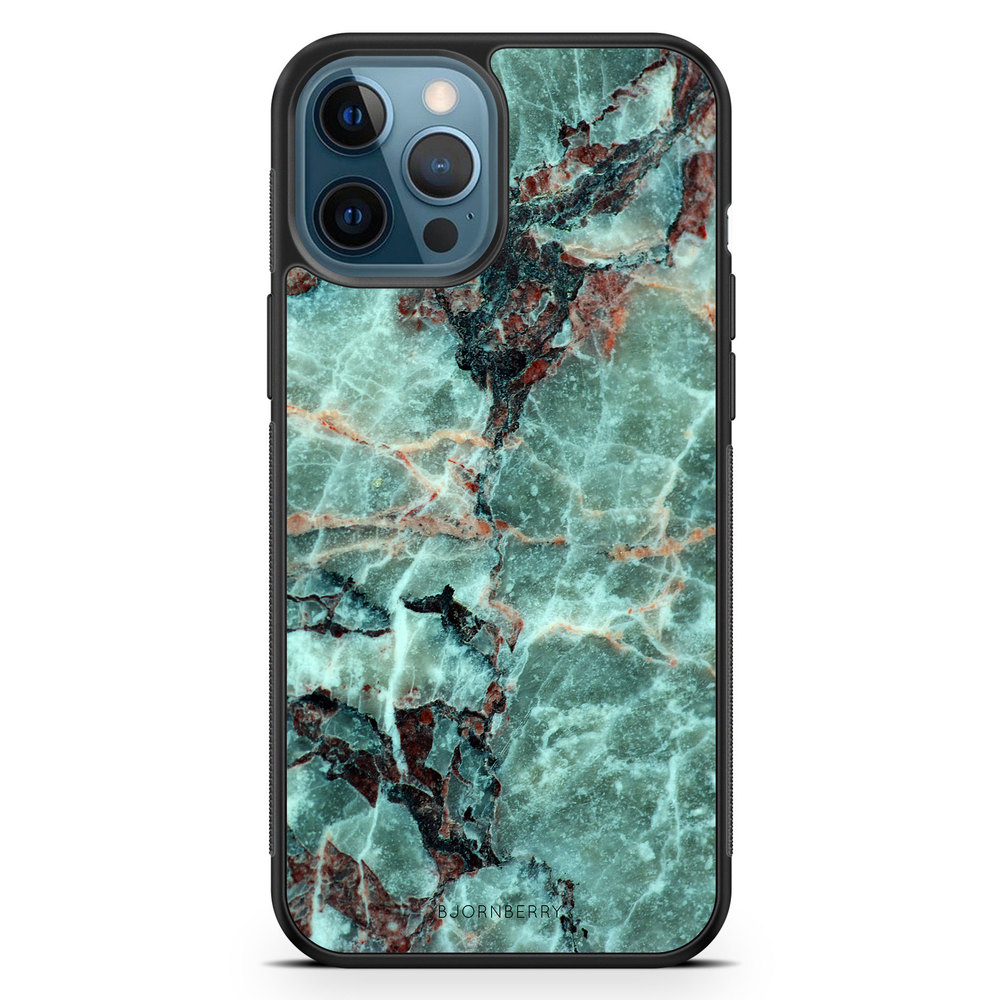 iPhone 12 Pro Case - Green Marble