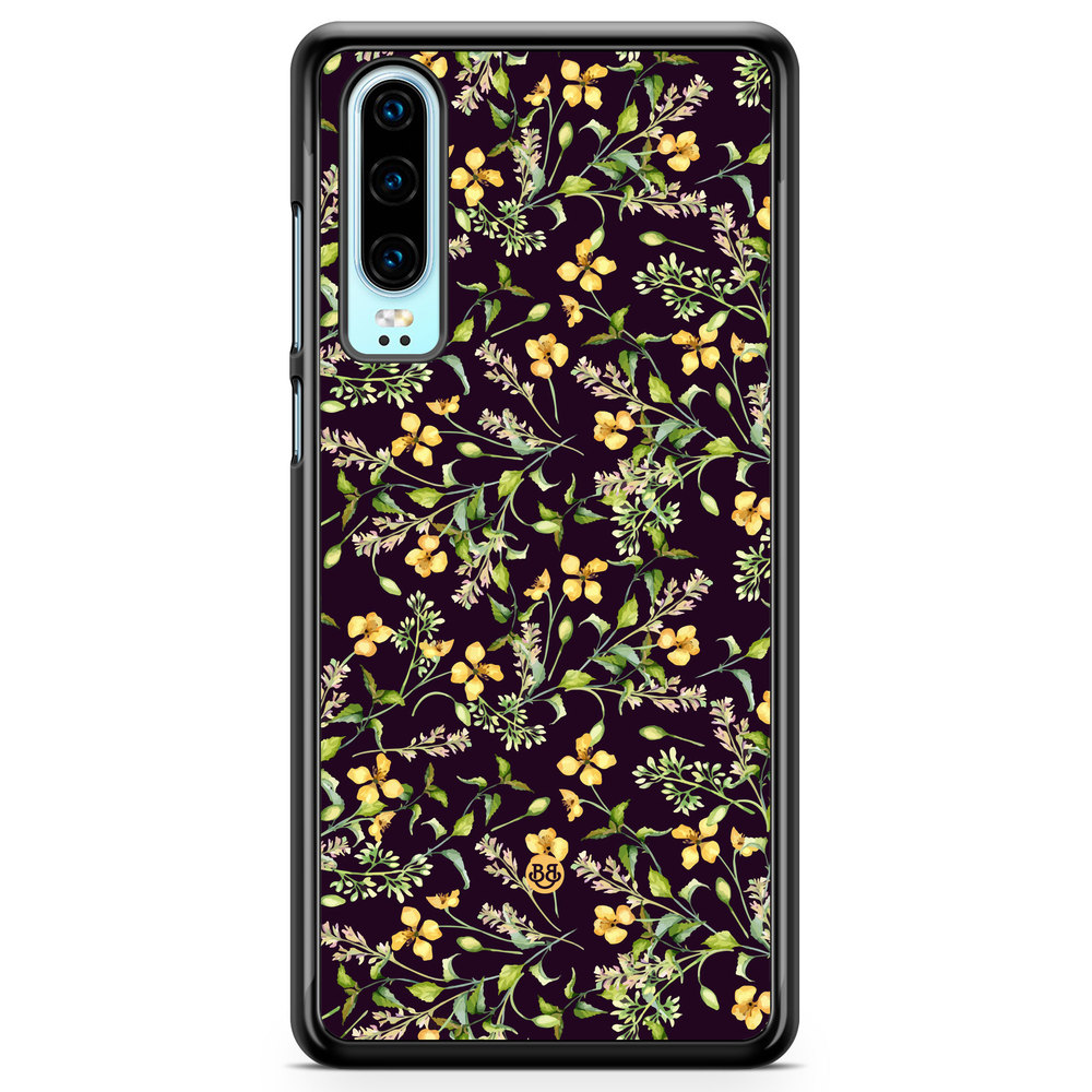 Huawei P30 Skal - WILD AUTUMN - Frosted Flora
