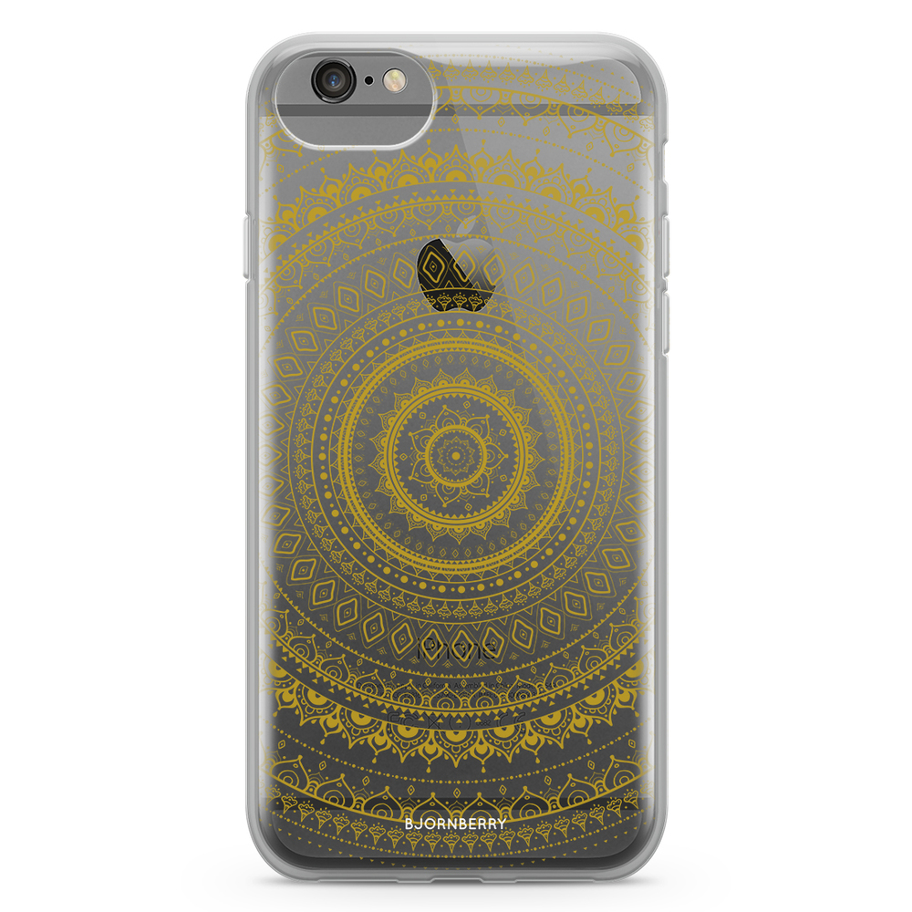 iPhone 6/6s Fashion Skal - Guld Mandala