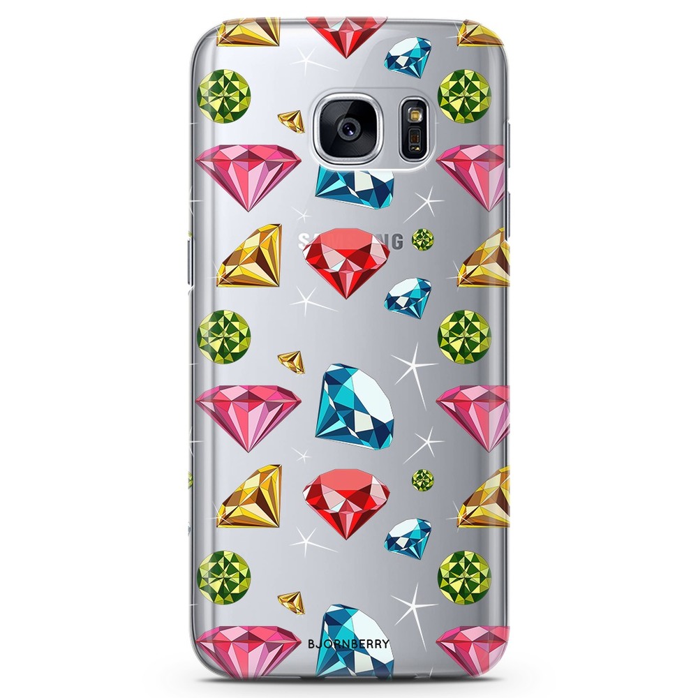 Samsung Galaxy S7 Edge TPU Case - Diamond Pattern