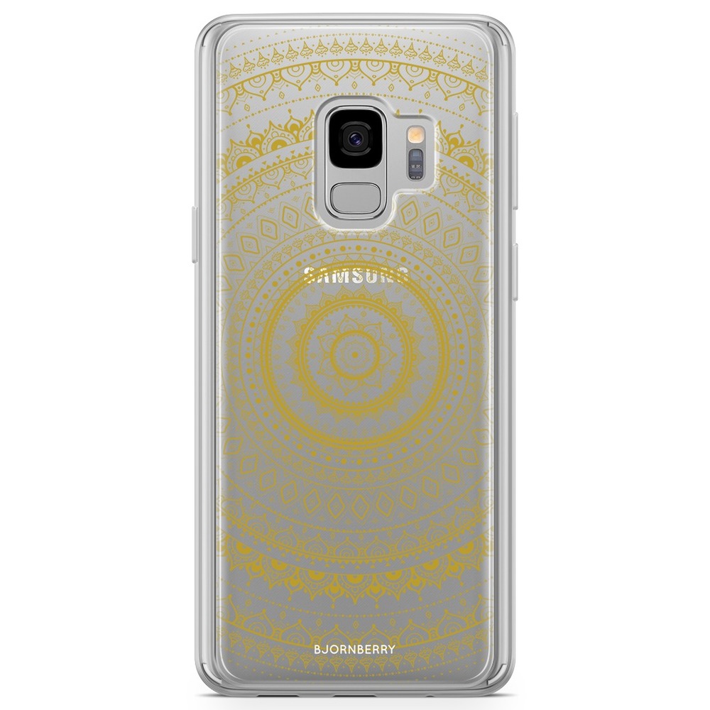 Samsung Galaxy S9 Fashion Case - Gold Mandala