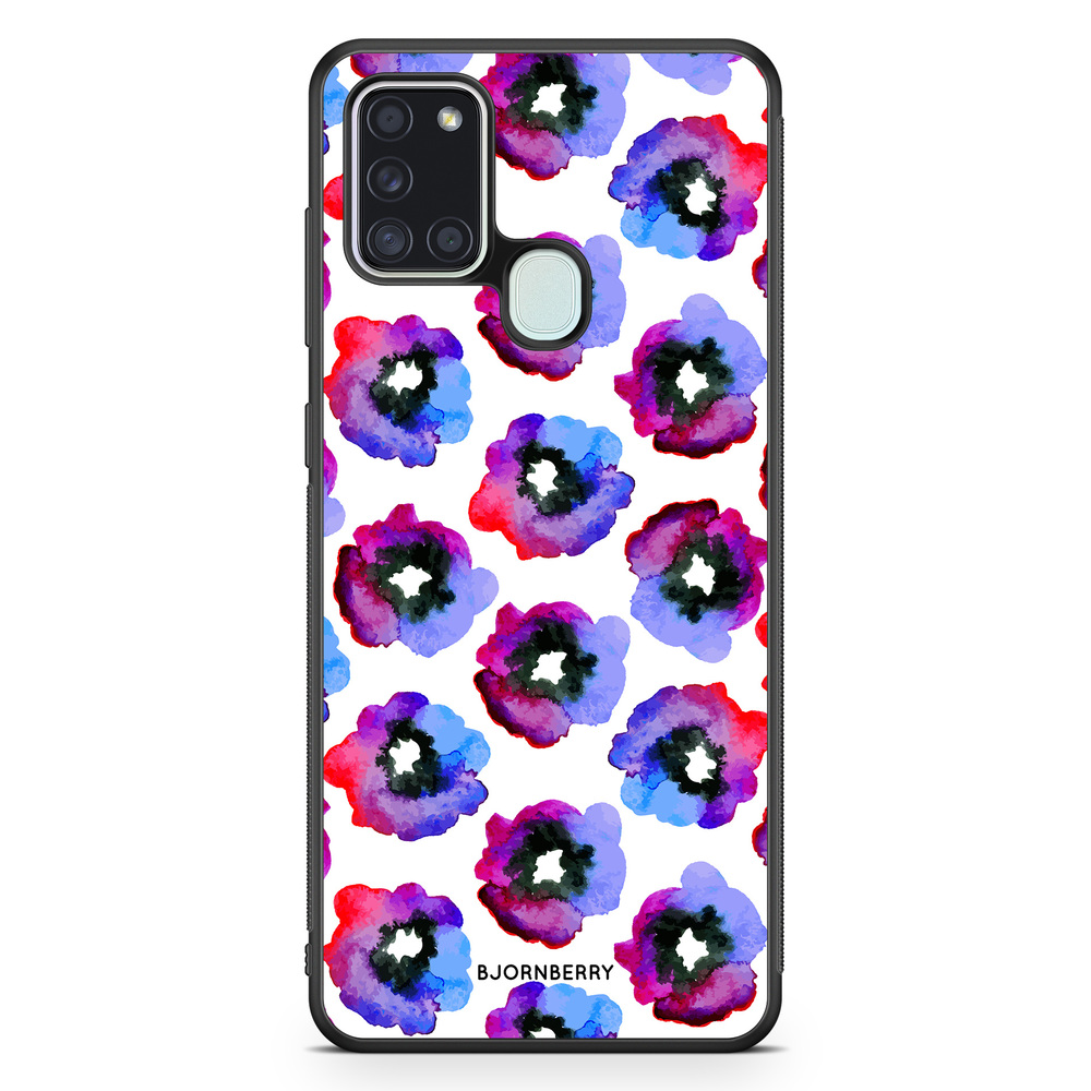 Samsung Galaxy A21s Case - Violet Flowers